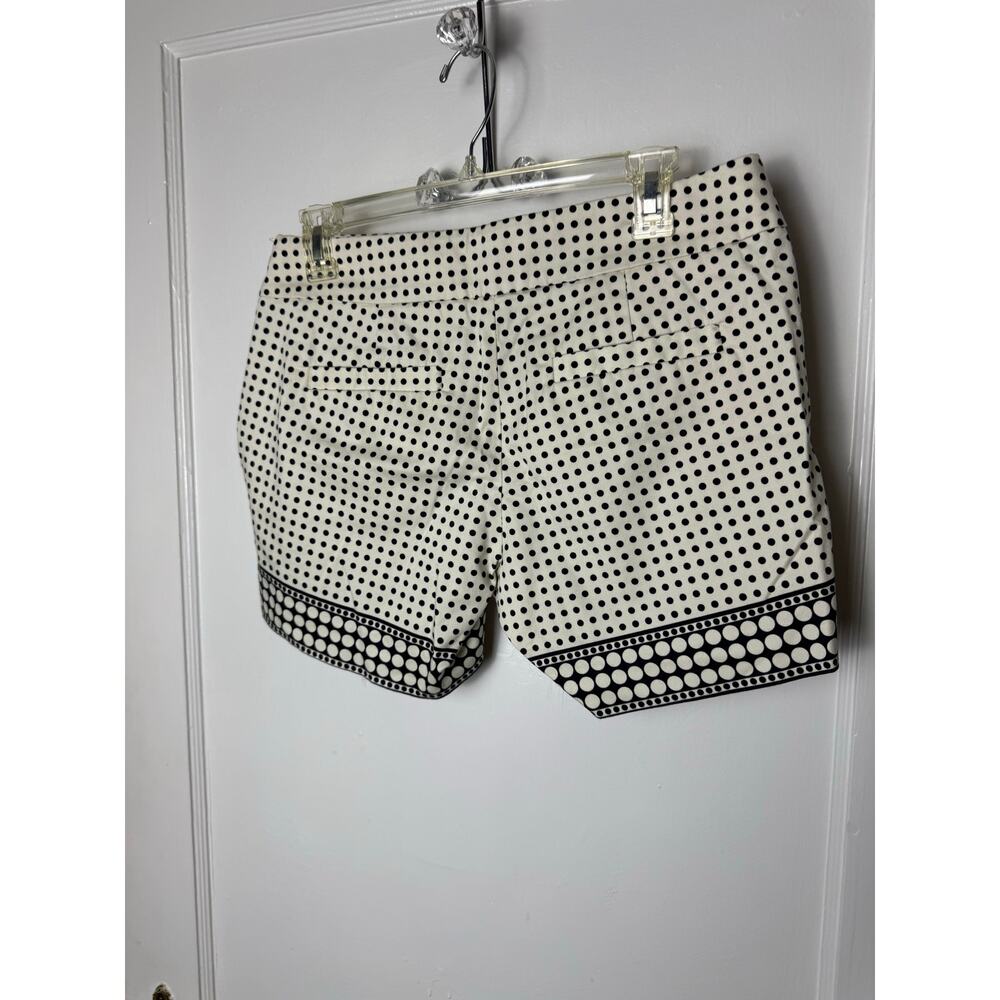 J. Crew Factory Stretch Polka Dot Chino Shorts Twee Hipster Minimalist Women's 4 - Picture 5 of 8